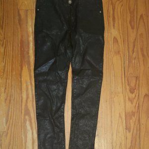 Emperial brand black shimmer skinny jeans
